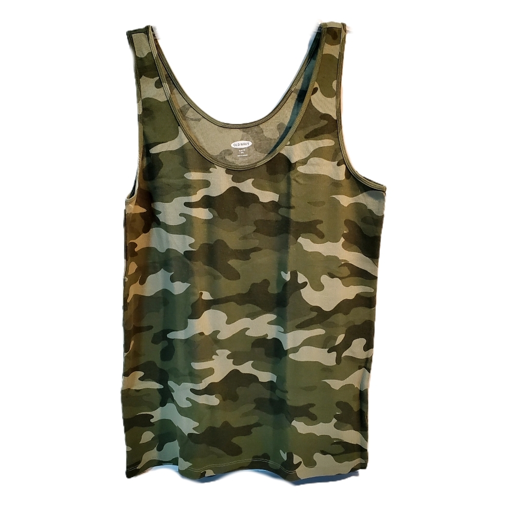 Old Navy Camouflage Tank Top XXL